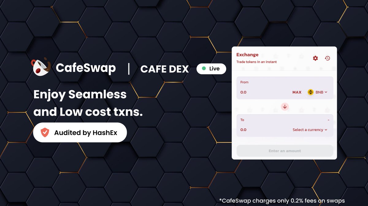 CafeSwap Finance #BSC #Polygon tweet media