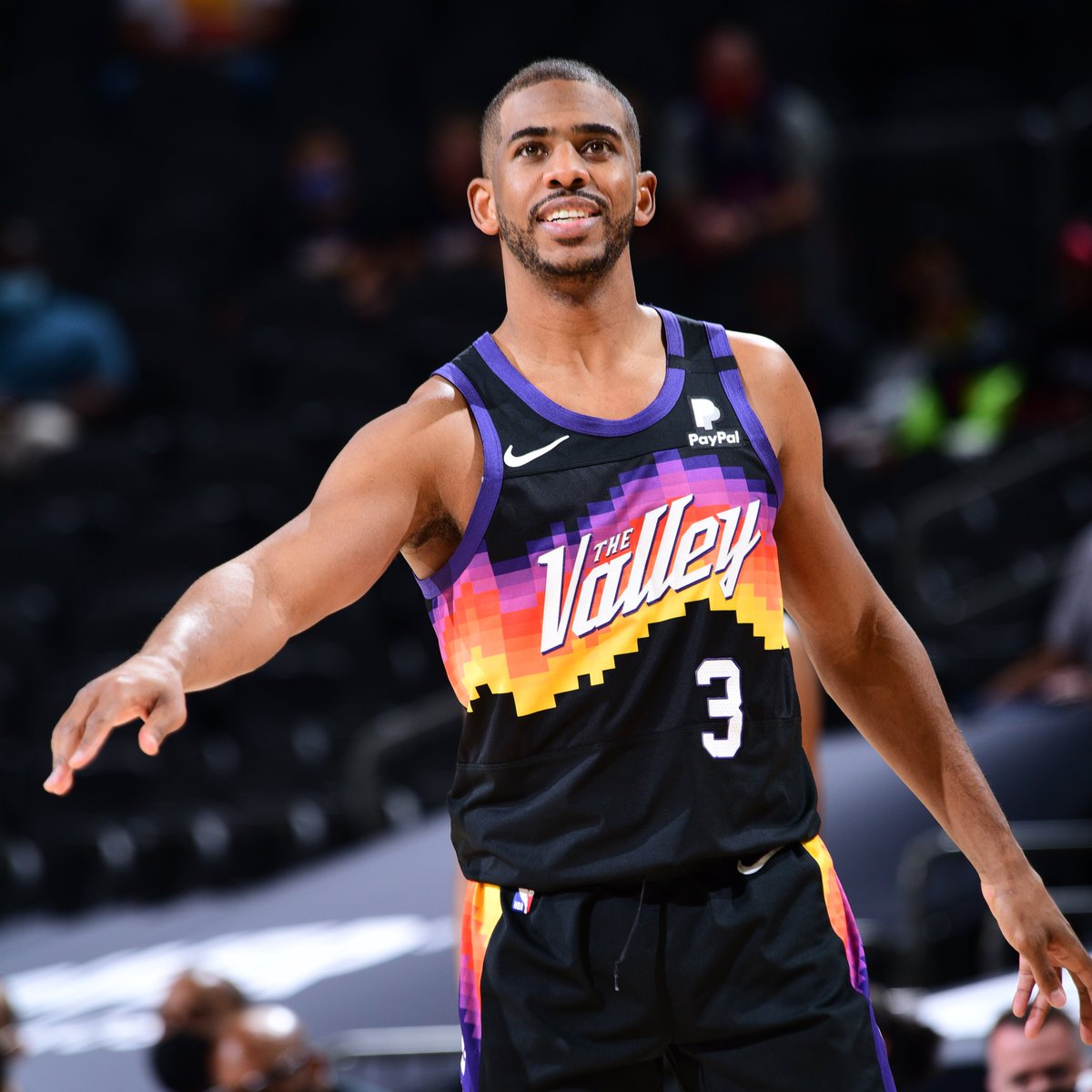 NBA's tweet photo. 10,000 career assists.
Triple-double in the @Suns win.

@CP3. https://t.co/E5cCWxsLWy