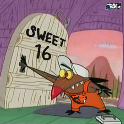 MarchMadnessMBB's tweet image. BEAVERS BARGING INTO THE #SWEET16! 💪

#MarchMadness