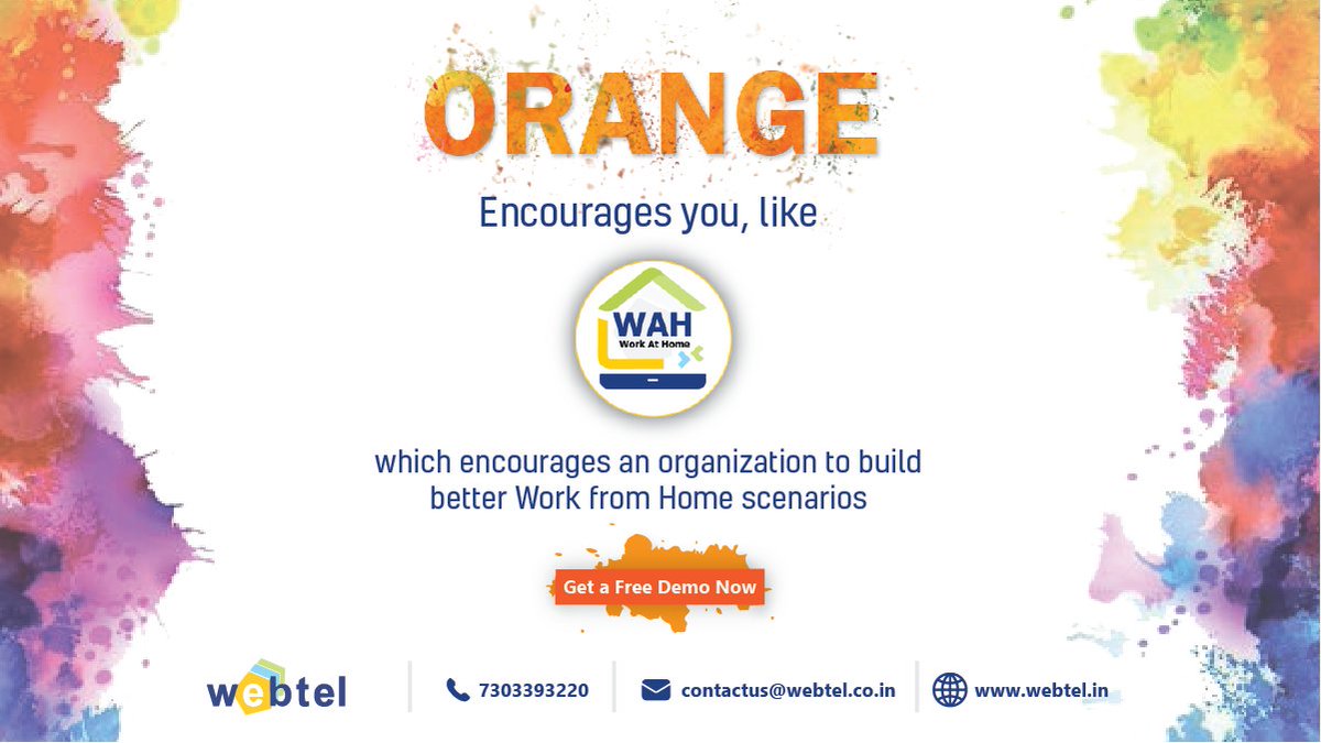 webteldotin's tweet photo. πΈIntegrate WAH to your practice and create better work from home scenarios for your remote workers. π
π To know more about WAH, visit >> https://t.co/geqClKftXZ
#HappyHoli #workfromhome #remotework #remoteworkingsoftware #workfromhomesoftware #Webtel https://t.co/3ygHx4XnsE