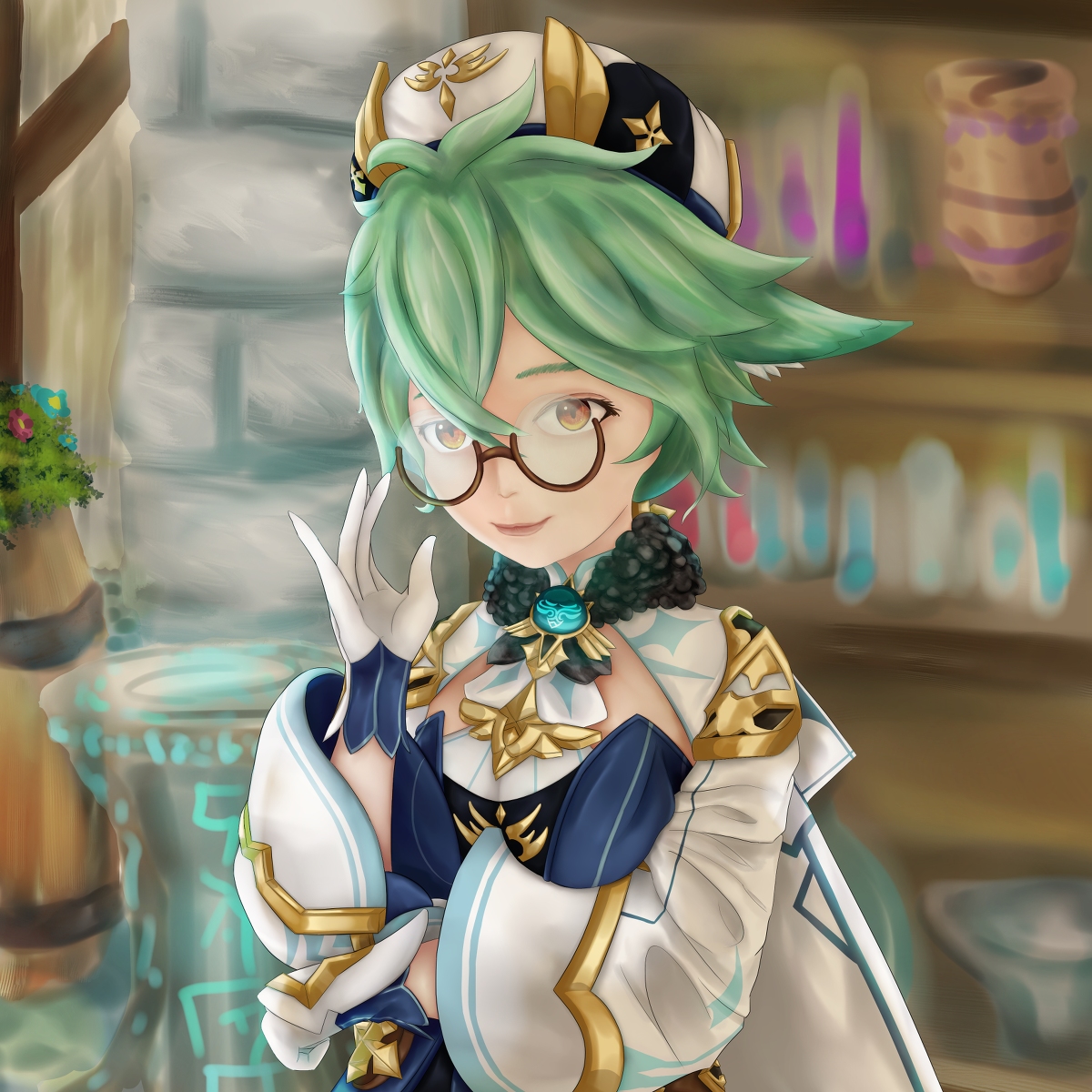 RailKill's tweet image. スクロースお姉さん #スクロース(原神) pixiv.net/artworks/88628…