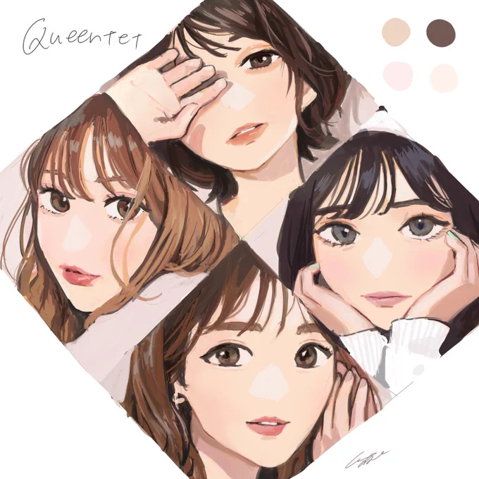 Queentet
#吉田朱里
#村瀬紗英 
#太田夢莉 
#渋谷凪咲 
