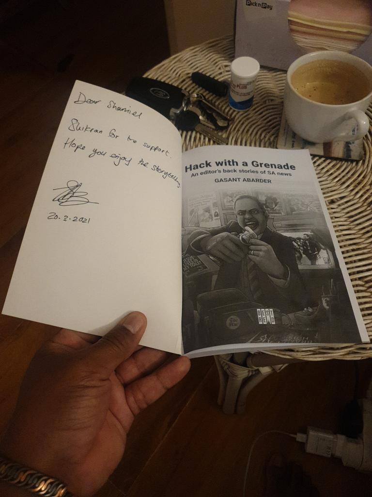 shamsur1's tweet photo. #HackWithAGrenade
Personally delivered by the author.
Shukran. Gasant !
#BreakfastRead https://t.co/mVqGarPELE