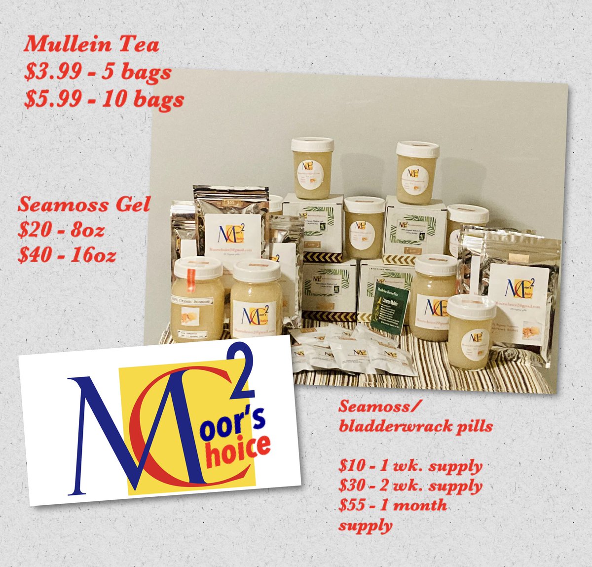 Jessica_Chat30's tweet photo. Email at moorschoice2@gmail.com to order!

Follow Moorschoice2 on #instagram 

#seamoss #drsebi #share #like #follow #healthylifestyle #healyourbody #smallbusinesssunday #BlackOwnedBusiness https://t.co/nWFTvBsc1y