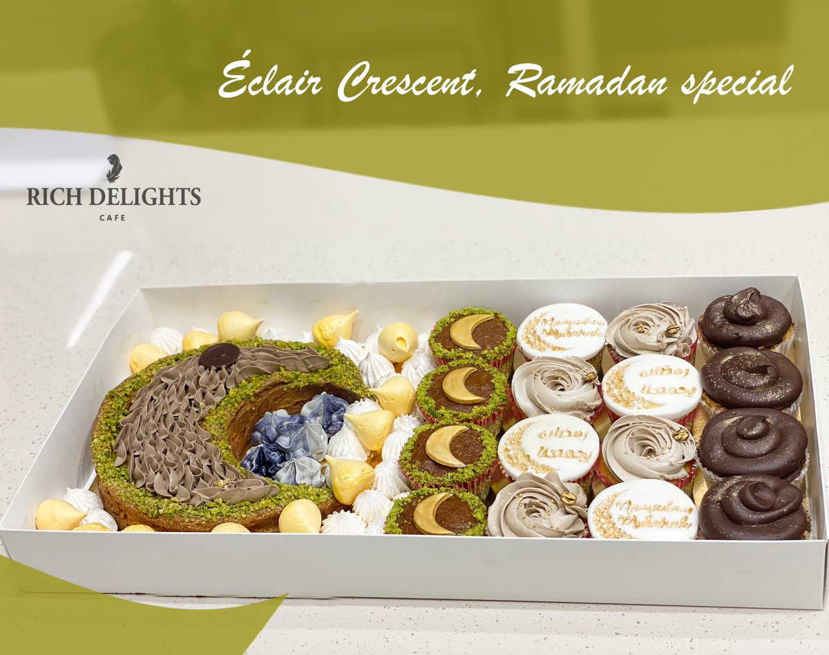 rich_delights's tweet photo. Ramadan giant box ;
Eclair crescent filled with qeshta
And
Basbosa chocolate, Basbosa qeshta, Basbosa pistachio

350 dhs/box

Pre-ordering Required

#richdelights #richdelightscafe #bakery #ramadan2021 #ramadankareem #dubai #abudhabilife #uae #homedelivery #glutenfree #deals https://t.co/3jtLptbuXj