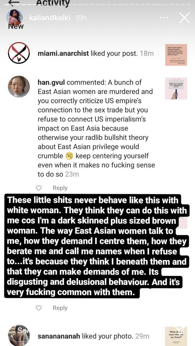 iris_chau_'s tweet photo. @JerryKarlton @whoiszhu @kaliandkalki Her victim mentality is repulsive as well and she dubs anyone who refutes her ignorant claims as “white” or “racist”. No wonder she didn’t last on Twitter. https://t.co/W3NQc38vf1