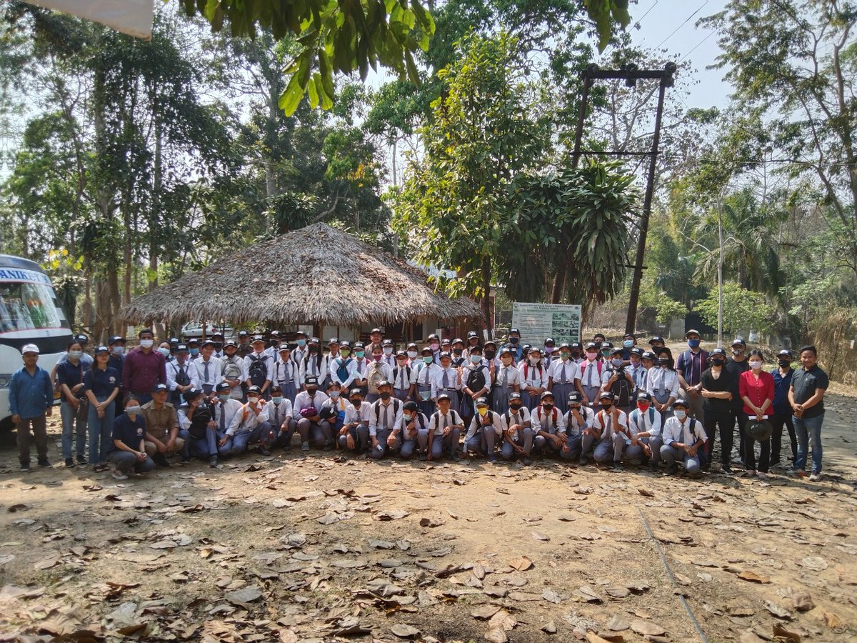 The Department of Environment, Forests & Climate Change, Govt of Nagaland organised an awareness program – “Nature Conservation Awareness Program at NLC, Nagaland”, under NMHS, interactive awareness program with quiz was followed by interactaction of students #NMHSProjects