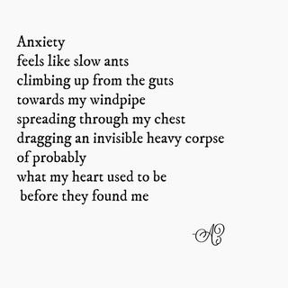 Inknwords1's tweet photo. Anxiety #inknwords #poetry #poetrycommunity #WritingCommunity https://t.co/hKOHzeEUld