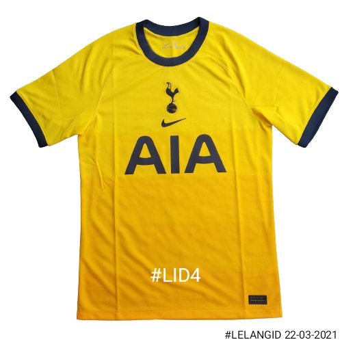 LELANG_ID's tweet photo. #LID4 #LELANGID ke 4 Tottenham Hotspur 3rd 2020-21 tersedia dalam size S / M / L / XL Original BNWT start from Rp 0 - Kelipatan Bid 50rb. https://t.co/qXYoB6yfLB