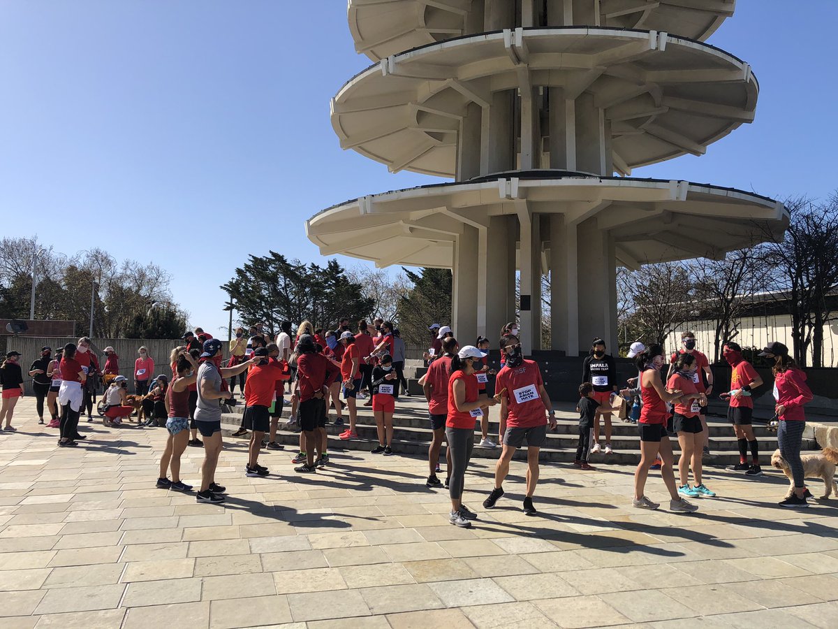 meiluz's tweet photo. #StopAsianHate Ran from Japantown to Chinatown in San Francisco, and back. 3.16 miles to commemorate the lives lost in the Atlanta attacks on March 16🙏🙏🙏 https://t.co/RB447DraMn