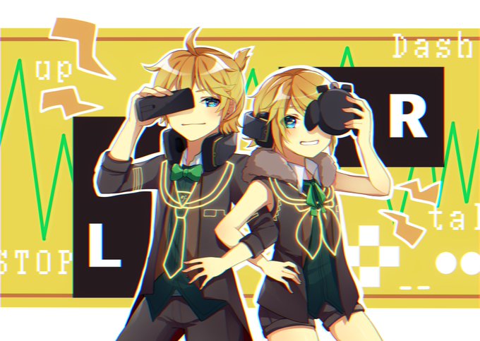 鏡音リのtwitterイラスト検索結果 古い順