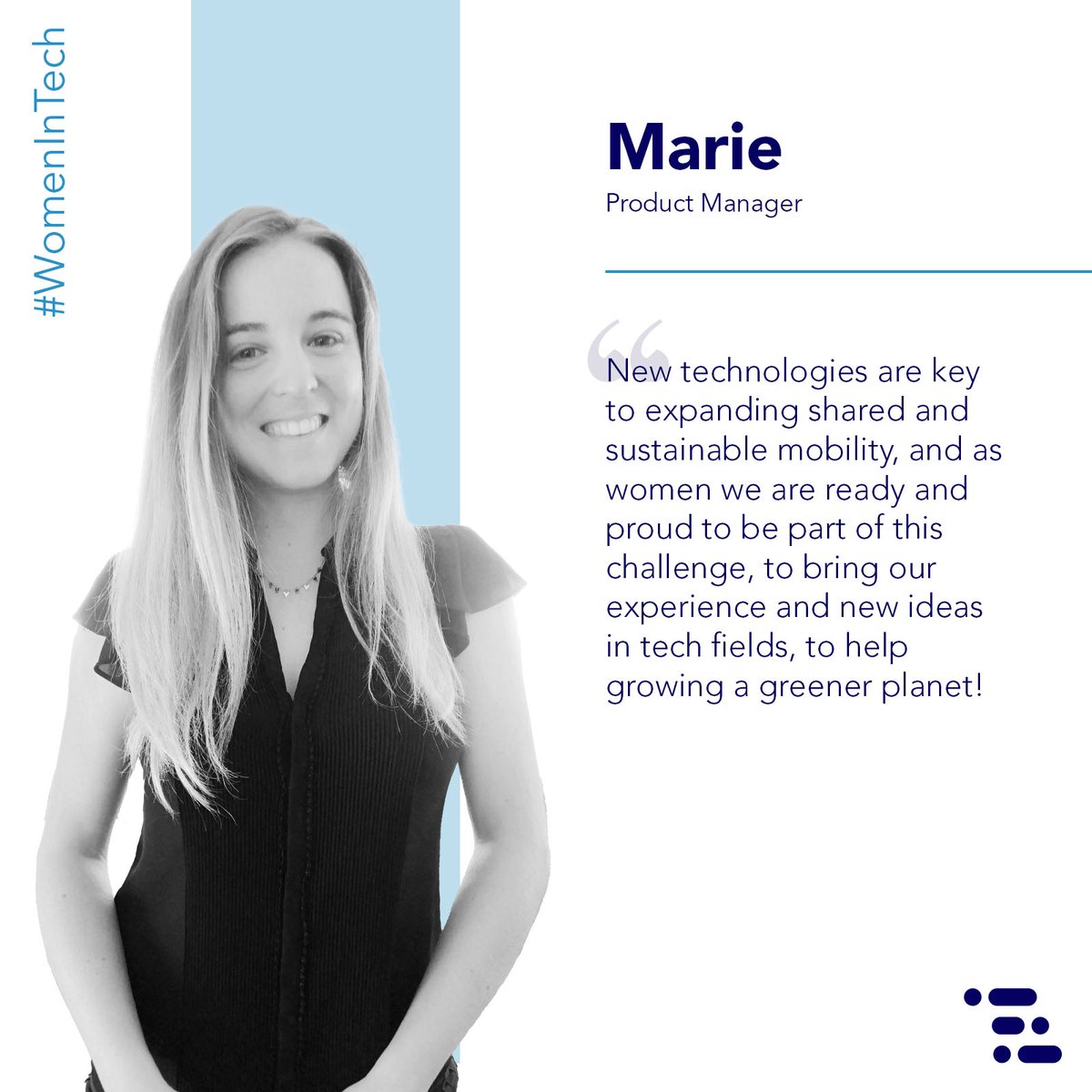 VulogTech's tweet image. Who are the women at Vulog that are #PoweringSharedMobility?

We’re proud to share insights from 3 phenomenal women who are doing big things in the #techindustry Cezara, Marie and Monica.

Check out their take on being a #womanintech below! #MondayMotivation #FrenchTech