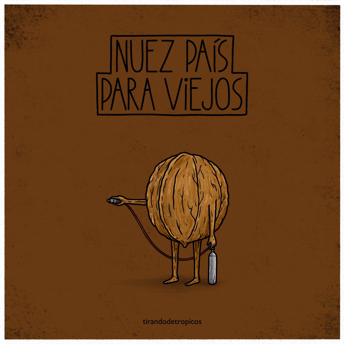 NUEZ PAÍS PARA VIEJOS 

Vist a un <a href="/APM/">ALGUNA PREGUNTA MÉS?</a> , aquí la meva versió.

#tirandodetropicos #illustració // #noespaisparaviejos #antonchigurh #nuez #nuezpaisparaviejos #hermanoscoen #apm