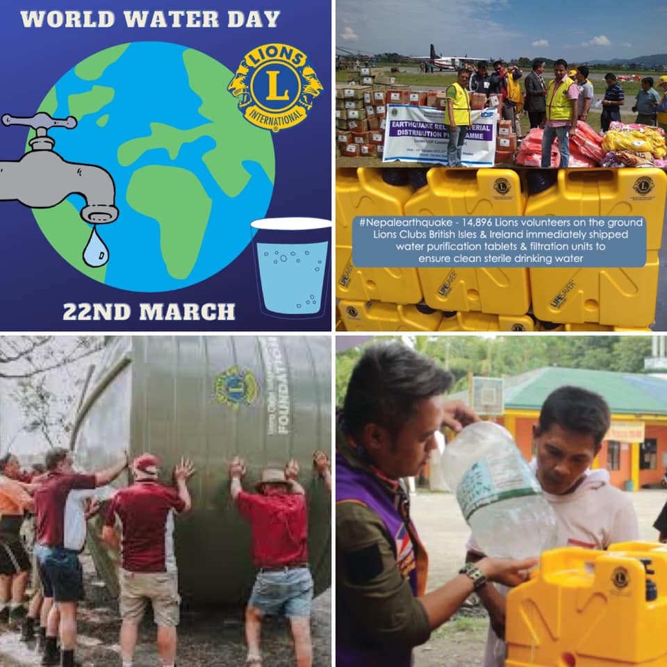 🦁🚰 #WorldWaterDay
Through donations to our foundation #LCIF
and by supporting various projects, Lions have provided clean water solutions to remote areas and during emergencies including natural disasters.
#teamcw #wotton