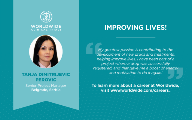 Shubrii's tweet photo. What keeps you motivated at work? Serbia-based project manager, Tanja, shares what keeps her inspired. #UncommonTeamTuesday @worldwidetrials https://t.co/CbeiRHGJlE https://t.co/jZdVrNe4g4