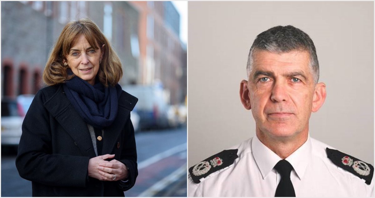 ASPolice's tweet image. Chief Constable Andy Marsh &amp;amp; PCC Sue Mountstevens have issued a statement condemning the violent disorder in #Bristol 

20 officers were injured during the incident - two seriously - and 7 arrests have been made so far. A significant inquiry is underway.

ow.ly/OnL150E4OK0