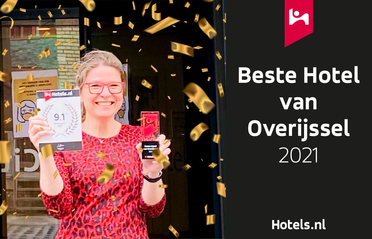 #BestehotelvanOverijssel2021 #trots #EdenHotels een betere opsteker konden we niet krijgen! Dankbaar