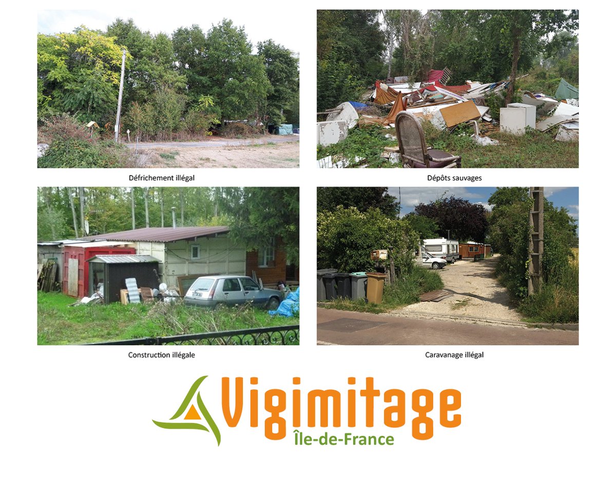 SAFER_IDF's tweet photo. 1/ Dépôts sauvages, défrichement illégal, caravanage et constructions illégales…
Très répandu en #IledeFrance, le phénomène de mitage constitue un enjeu majeur du développement de la métropole francilienne.
#depotssauvages #defrichement #constructionillégale #caravanage https://t.co/Lxgh0e1l0K