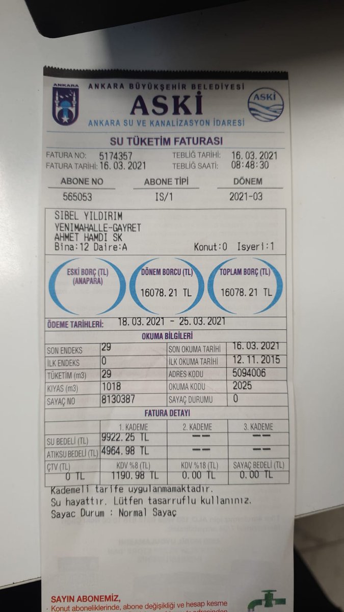 Başkanım son baktığımda annem eczacıydı, hamam işletmiyordu. Bu fatura ne vefa borcu mu? Ayıp olmuyor mu? <a href="/mansuryavas06/">Mansur Yavaş</a> <a href="/askiankara/">ASKİ Genel Müdürlüğü</a> <a href="/ankarabbld/">Ankara Büyükşehir</a>