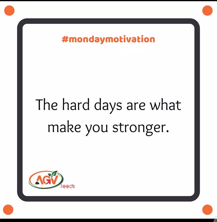 #mondaymotivation  

Keep Moving! We are rooting for you.

#agvfoods #healthylifestlye #healthyfood #healthyliving #monday #motivation #Nigeria