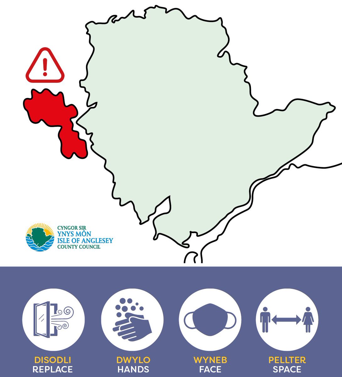 angleseycouncil's tweet photo. From today (March 22) COVID-19 testing kits be delivered to homes in the main areas impacted on Holy Island. 

Residents are urged to take the test when they get the kit (even if not displaying symptoms). More here: 
https://t.co/3lTfJNa2G0
 
Get tested to #KeepHolyIslandSafe https://t.co/8o3suQCtLX