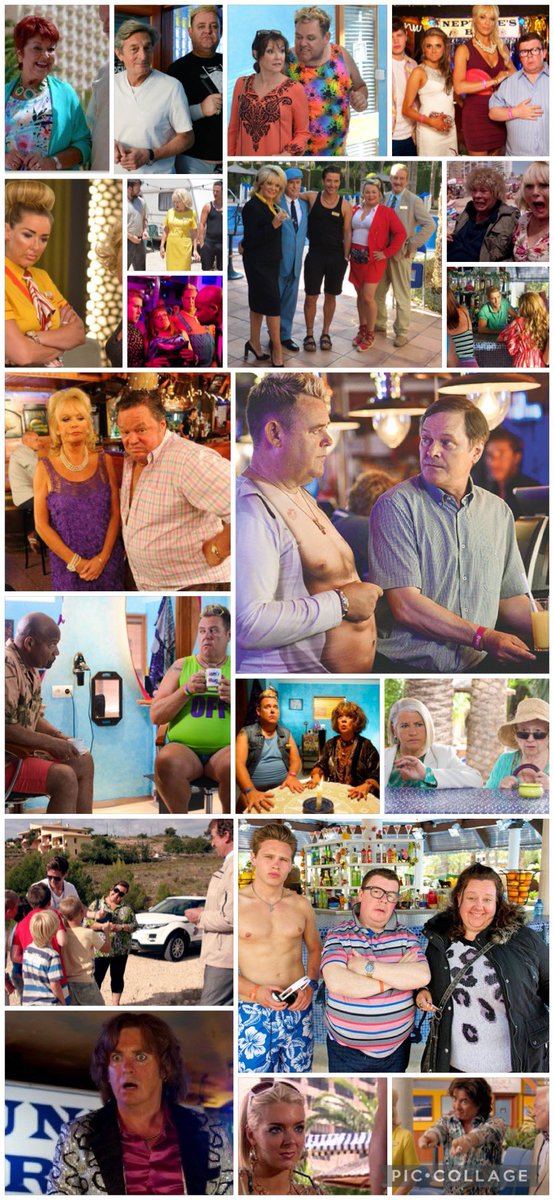 Some of my favourite guest stars on Benidorm @hanwaddingham @clairesweeney #RuthMadoc #NigelHavers @Sheridansmith1 @francesbarber13 @TheHollyJohnson @TheLouisEmerick @charlotteeaton_ @realshanerichie @deniseblackuk @TimRobbins1 @amandabarrie11😊😊Pics/itv/