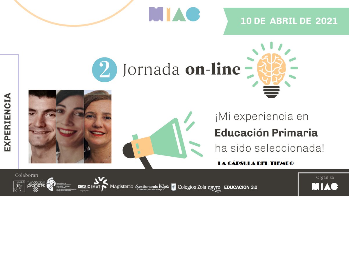 Ceip_Principe's tweet photo. Felicidades a un grupo de profesorado que van a representarnos con la experiencia puesta en práctica en el curso 2019-2020. Tras varios aplazamientos por el #COVID19 lo van a poder contar #Online #lacápsuladeltiempo #proyectomultidisciplinar
#CentrosBITS @cfiemiranda @educacyl https://t.co/YJd7TB9XP8