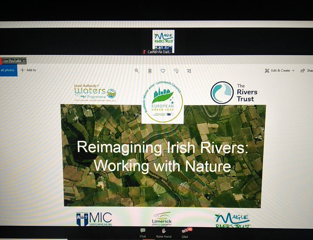 Mass_Spectators's tweet photo. 🚨Live Streaming on YouTube!🚨 Not too late to catch this conference on Reimagining Irish Rivers: Working with Nature 🌲🌳🏞️🐟 with @LimerickCouncil @WatersProgramme
https://t.co/5VQzawPmng https://t.co/K0TK86MFUB