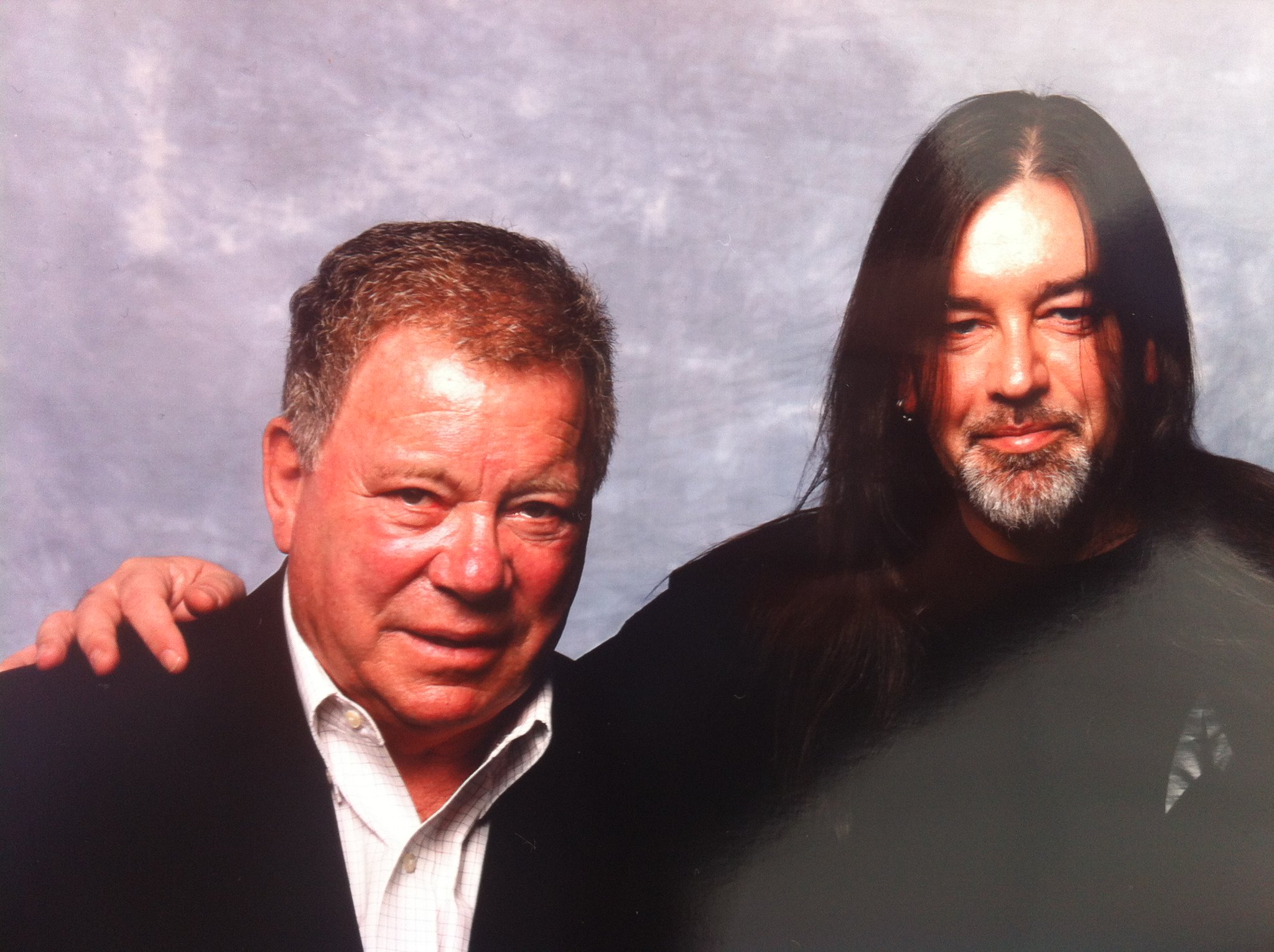 Happy 90th birthday William Shatner! He looks so happy to see me. 