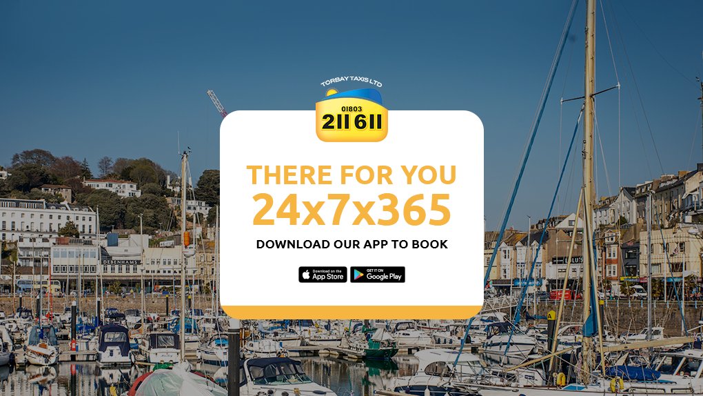 In true <a href="/FriendsTV/">FRIENDS</a> fashion, we'll be there for youuu. 💙🎶 
24/7, 365 days a year. Trust Torbay Taxis. ⭐ 
Book now. ⤵️ 
📞 01803 211611
📲 bit.ly/38GltFt
#Torbay #Taxis #HereForYou