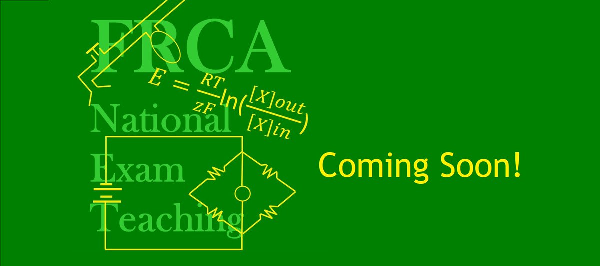 FRCA National Exam Teaching tweet media