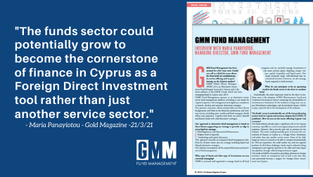 GMMFunds's tweet photo. "The funds sector could potentially grow to become the cornerstone of finance in Cyprus as a Foreign Direct Investment tool rather than just another service sector."
https://t.co/CzkiDDKtmY https://t.co/IXkIKLgZ7M