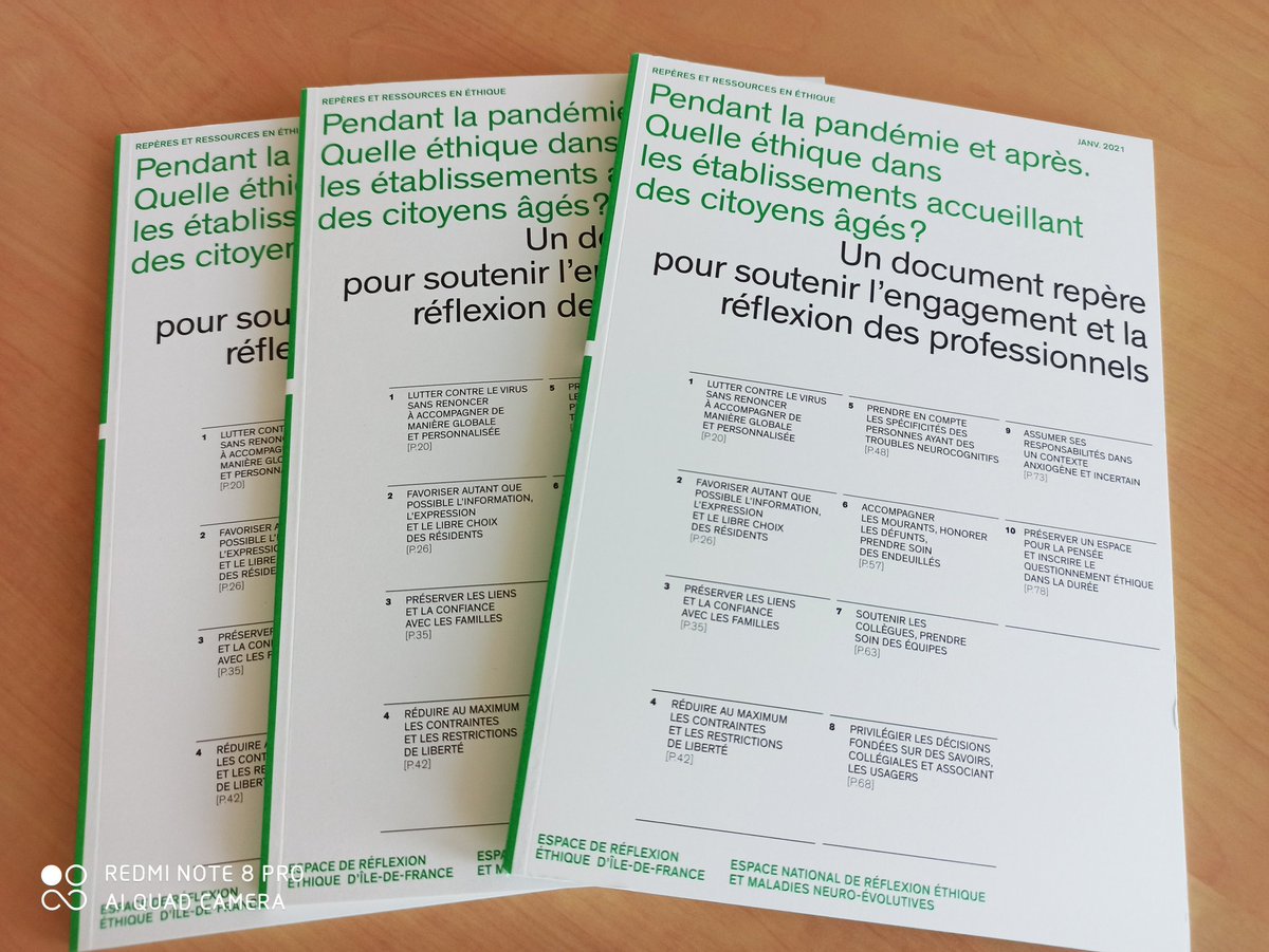 FGzil's tweet photo. 📢 Faites passer le message ! Il nous reste quelques exemplaires papier du document repère "Pendant la pandémie et après. Quelle éthique dans les établissements accueillant des citoyens âgés"
Commande gratuite  : https://t.co/aGkUihweK1
Version numérique : https://t.co/gnte1efU4i https://t.co/SAZtiF0wL7