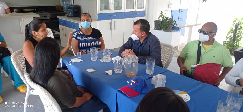 DdP la Guaira participo en mesa de trabajo de la región Insular Francisco de Miranda  a los fines de  atender  inquietudes de los residentes de la isla .