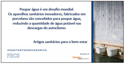 APICERCeramics's tweet photo. Poupar água é um desafio mundial e diário! - Descubra como a louça cerâmica sanitária  (#Sanitaryware Ceramics) ajuda a fazer isto e muitos mais projetos no recém-lançado website da Federação Europeia dos Fabricantes de Cerâmicas Sanitárias (FECS). #WorldWaterDay . https://t.co/Qe4hbop3OW