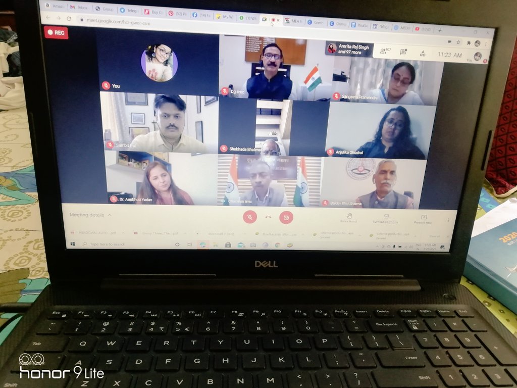 SarkarItisa's tweet photo. Attended a session on #NEP. Rightly showed the ways to look upto Media Education.
Thanks to our CD, Prof Anubhuti Yadav and our honorable DG, Prof Sanjay Dwivedi for providing us the opportunity to be a part of such a event.

#NEPmeetIIMC2021
#VisionThroughNEP https://t.co/Ox0cWGV5NU