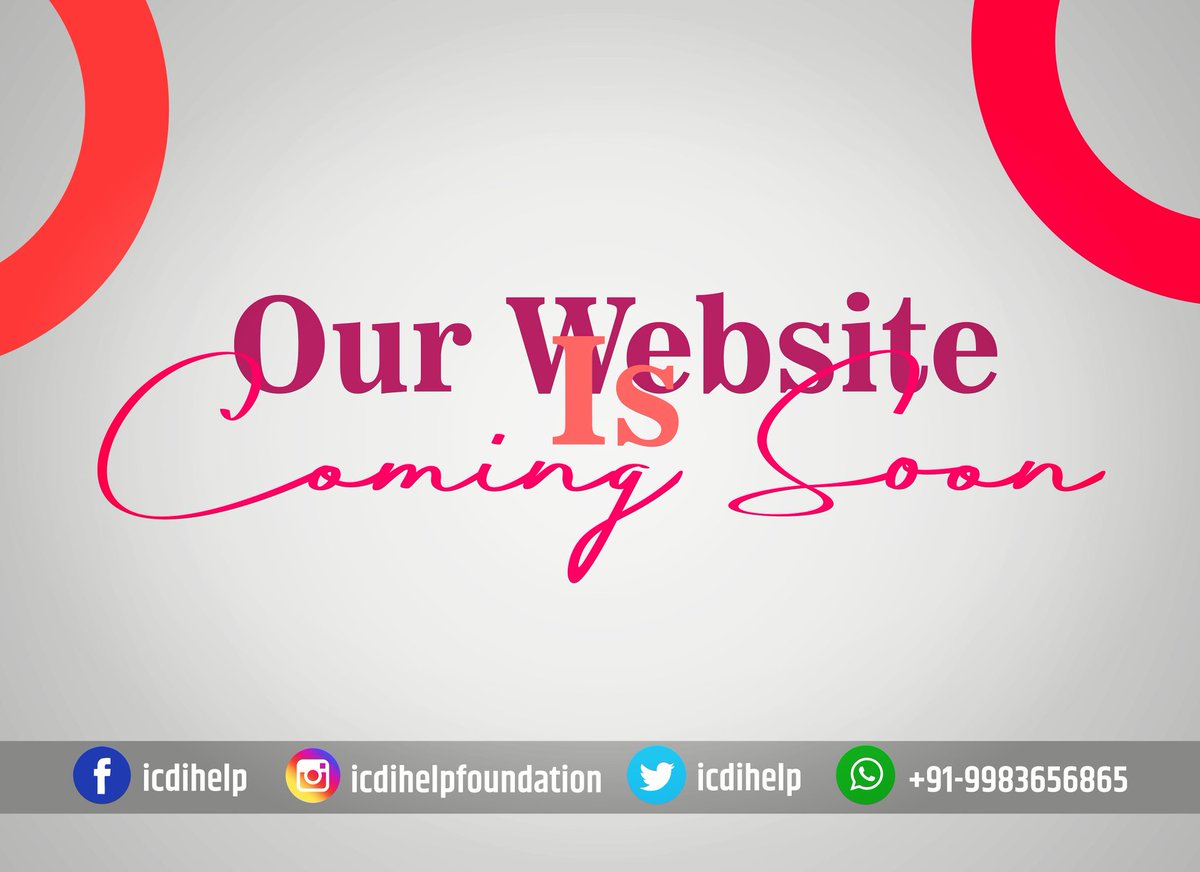 icdihelp's tweet photo. C O M I N G ~ S O O N
#comingsoon #website #ourwebsite #soon #icdihelpfoundation #icdihelpfoundationwomens #teamicdi #joinicdi #jaipur #pinkcity #pinkcityjaipur #rajasthan #india #ourwebsite #ngo #needypeople #help #love #support #information #events
@icdihelp https://t.co/pU26l543Ga