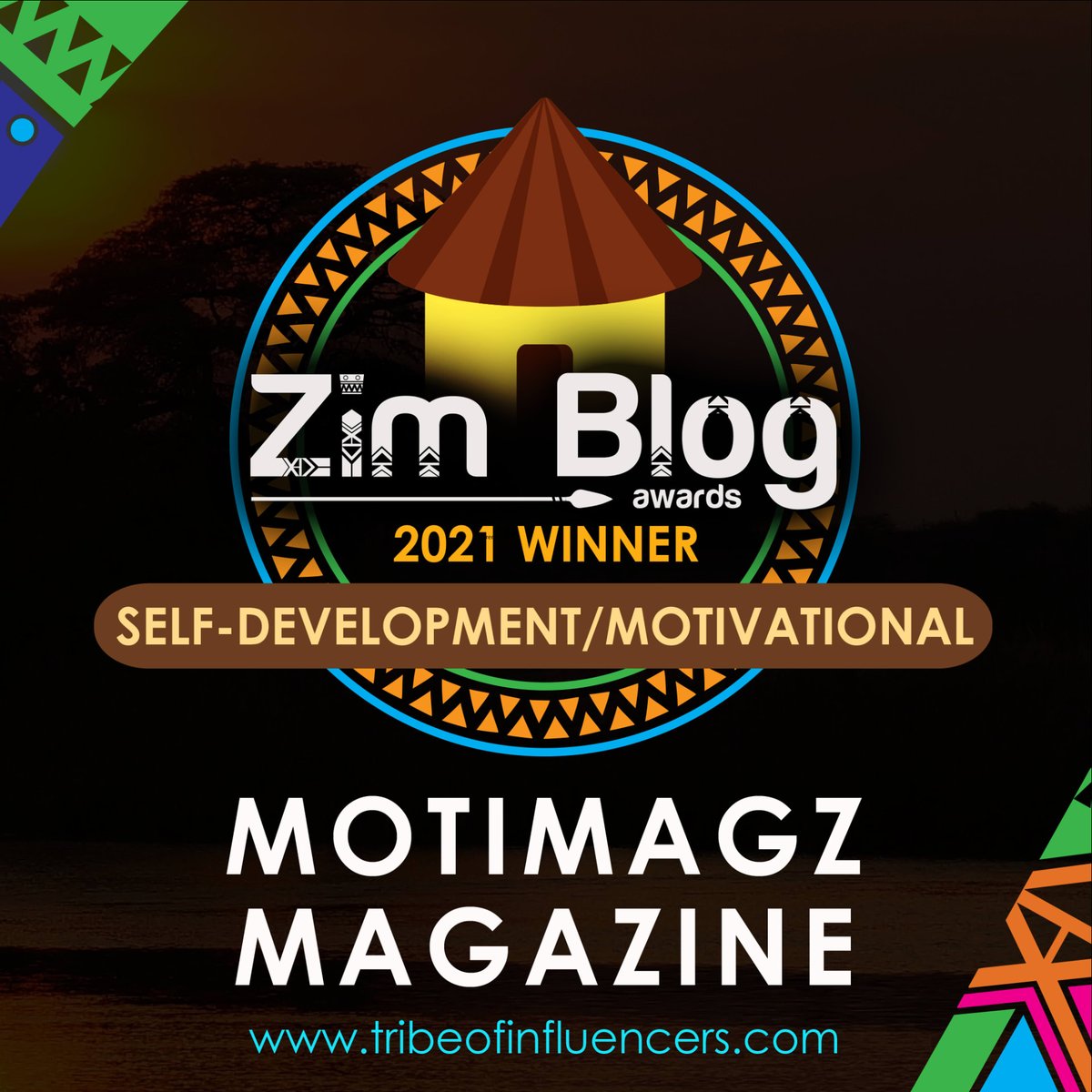 motimagz's tweet photo. We bagged the award #ZimBlogAwards, thank you for your support, votes & being part of the journey.
Would also like to thank our team, executive, Motimagz family, advertisers, those we featured & our partners. https://t.co/6RKnXu4Ojo