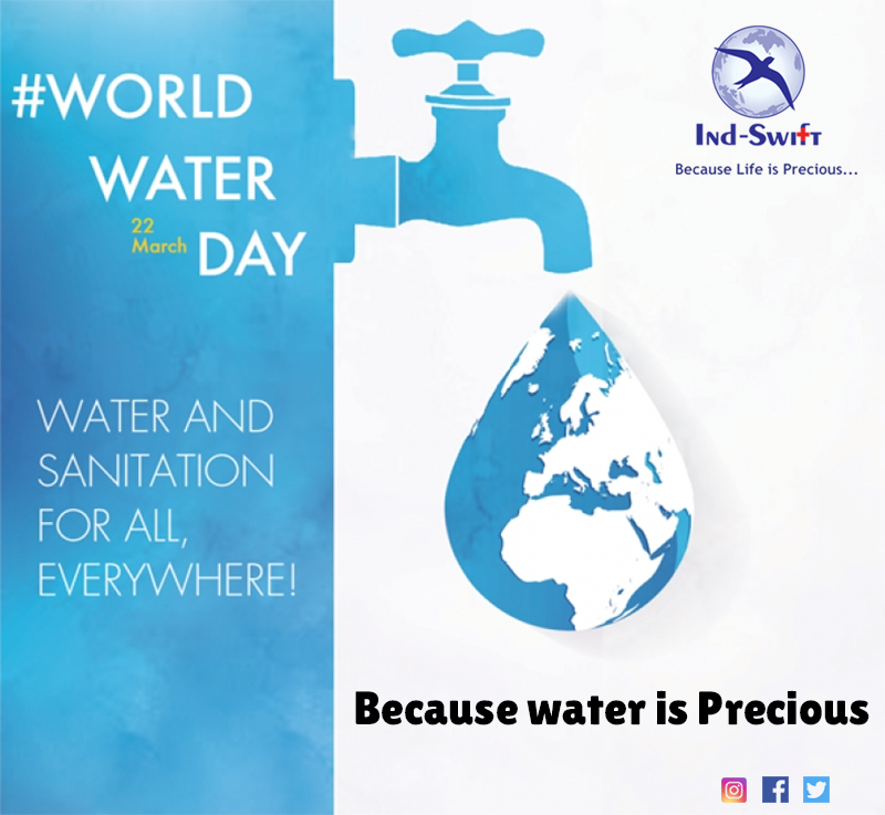 indswiftchd's tweet photo. Water is an extremely precious resource without which life would be impossible. We need to ensure that water is used judiciously, this #WorldWaterDay, let us pledge to reduce water wastage and conserve it. 

#WorldWaterDay2021 #IndSwiftGroup https://t.co/KCCDbkMQoK