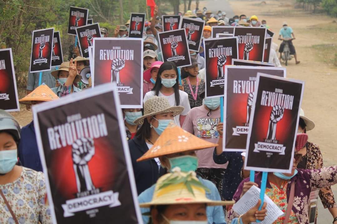 HsuChiKo1's tweet photo. Today Myanmar : Bago
STRENGTH OF UNITY
@freya_cole @KenRoth
#WhatsHappeningInMyanmar
#Mar22Coup https://t.co/Trm5jhYHDn