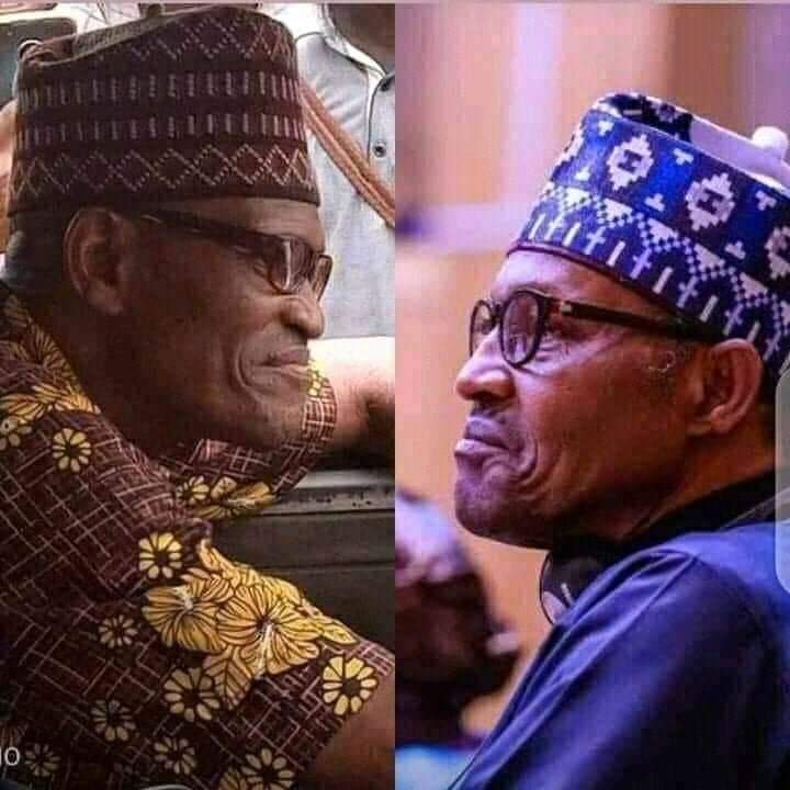 MagajinB's tweet photo. This is God for you, one is a President in Abuja and the other a Bus Driver in Lagos.

Resemblance is too Much. https://t.co/3X47NQodoC
