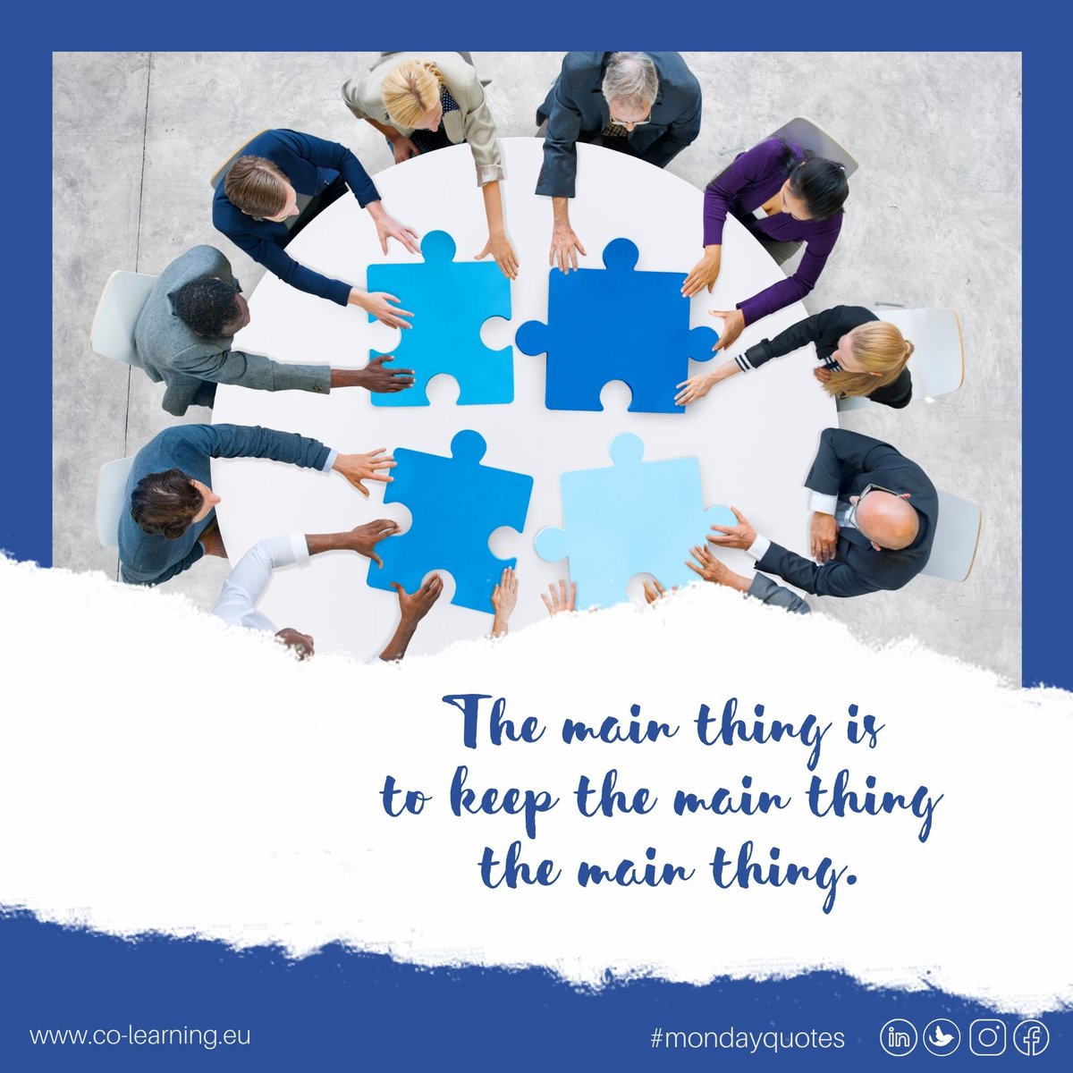 CoLearningBe's tweet photo. Focus focus focus... the only way to truly keep delivering value to yourself and others. Find techniques to keep you focussed, limited email time-boxes, pomodoro work times... and so forth.

#CoLearning #MondayQuotes #FocusTime https://t.co/mnGB4fIkVk