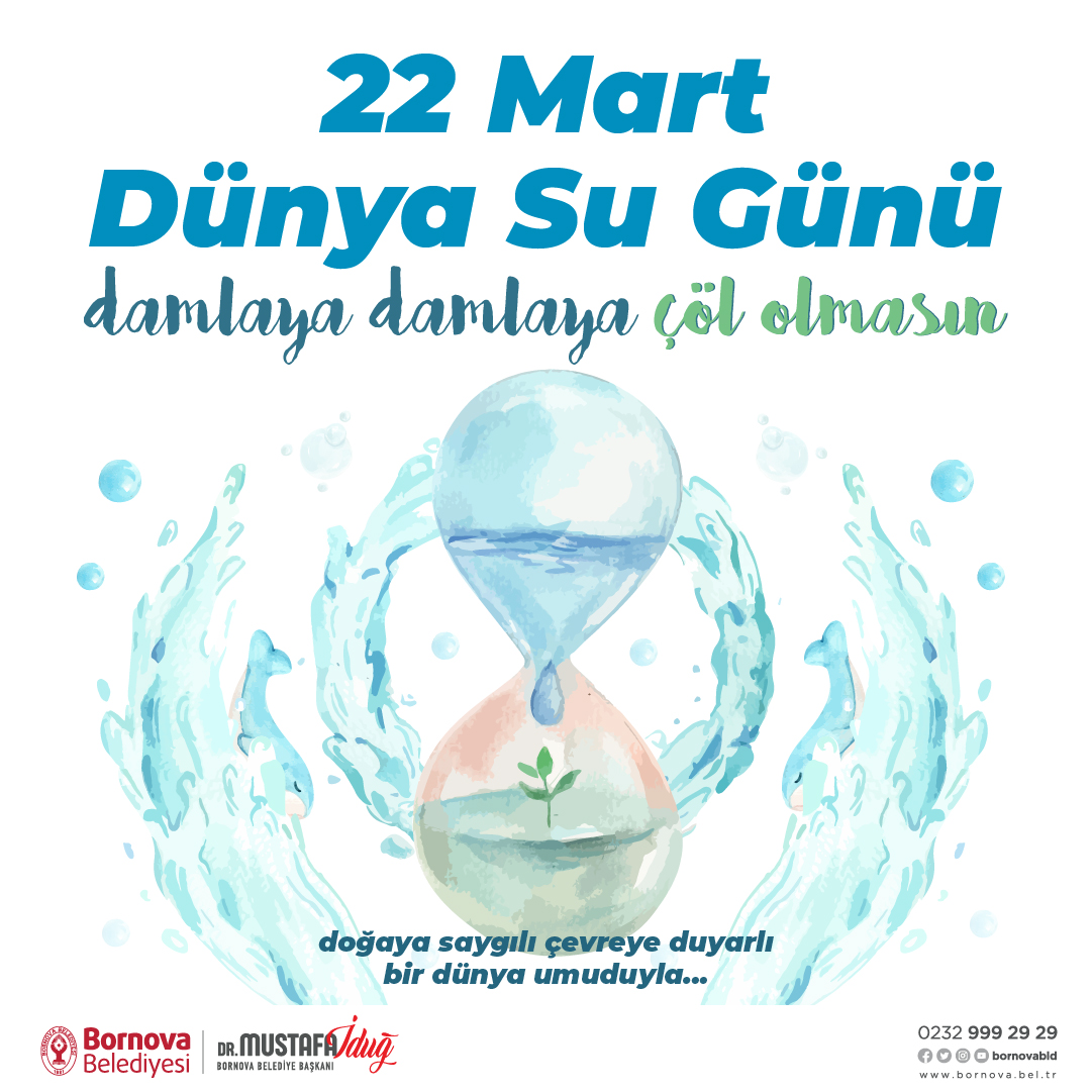 Damlaya damlaya çöl olmasın!
#DünyaSuGünü