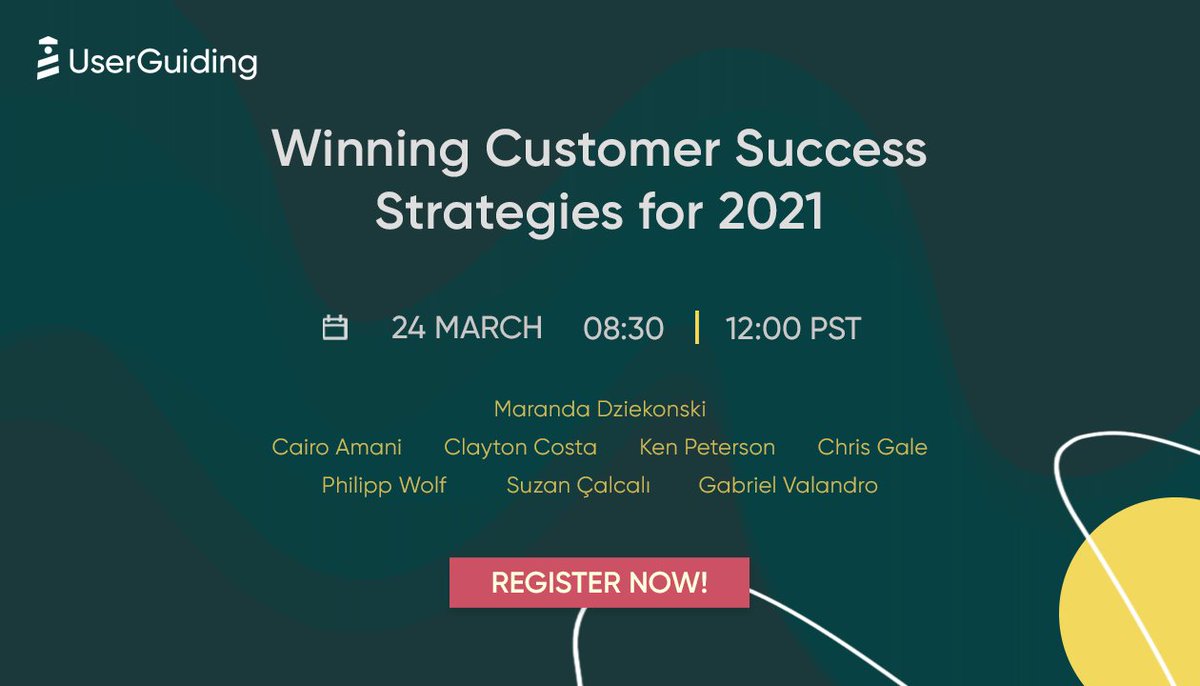 Ready to do a 360º on your Customer Success Strategies? 🌊

Learn the trends and the winning strategies for CS teams, from thought leaders worldwide. 🌐

#customersuccess #customerexperience #saas #growth