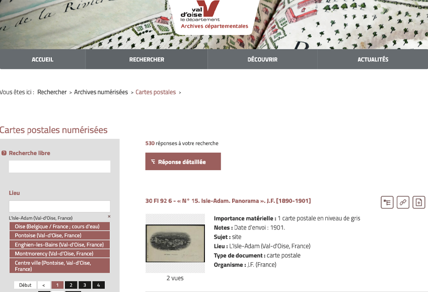 rfgenealogie's tweet photo. Val d'Oise : plus de 15.000 cartes postales en ligne ! https://t.co/riTDMpgZdr #genealogie #ValdOise https://t.co/5WuPJnkmQr
