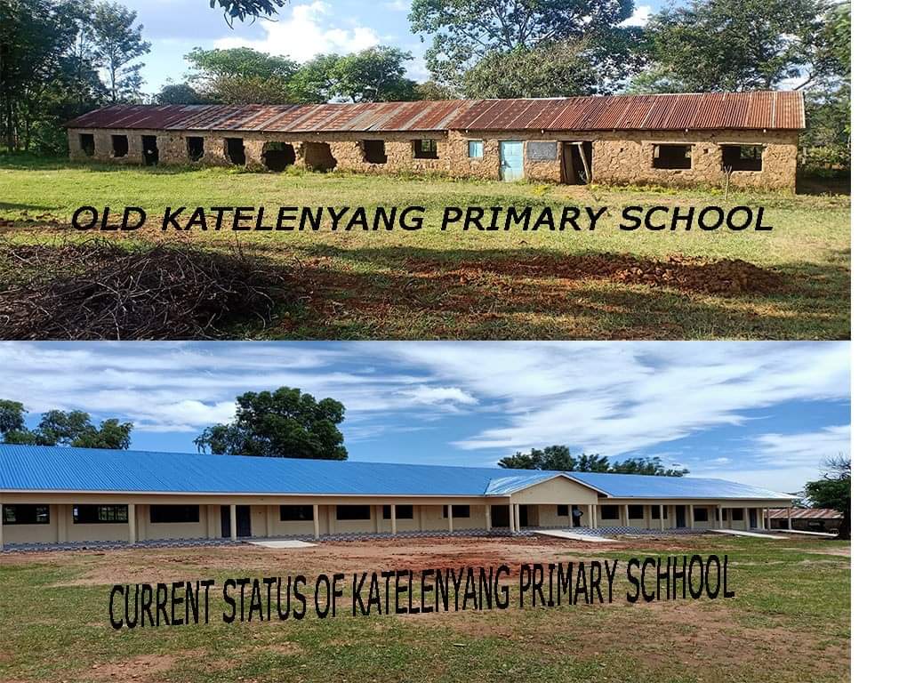 NG CDF Teso south.
Completed construction of Administration block and Four classes. Impressive transformation.