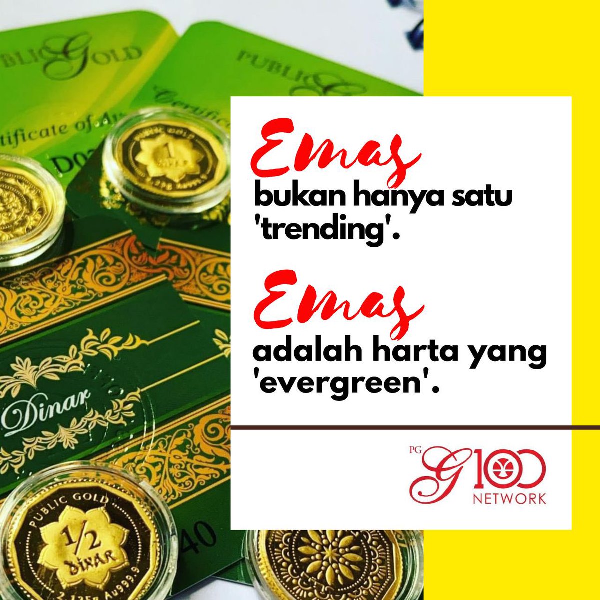 emasawam's tweet photo. Ada yang cakap emas satu trending, tapi ramai yang xsedar emas sudah wujud berzaman zaman sejak dahulu kala lagi dan akan kekal relevan. Biarkan mereka yg fikir emas hanya trending. Mungkin mereka perlukan masa untuk yakinkan diri sendiri. https://t.co/ZZy3MP0IrR