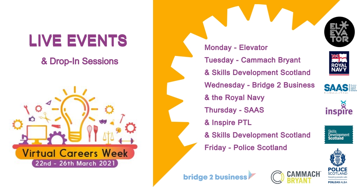NESColAdvice's tweet photo. Looking forward to our first live session of the week with @ElevatorUK this morning at 11am. Be sure not to miss it https://t.co/FsOwqKqIF5 and check out who else is joining us throughout the week. #VCW21 #NESCollife #NESColathome #careers #employabilityskills #employability https://t.co/7qlxLzN4Vg