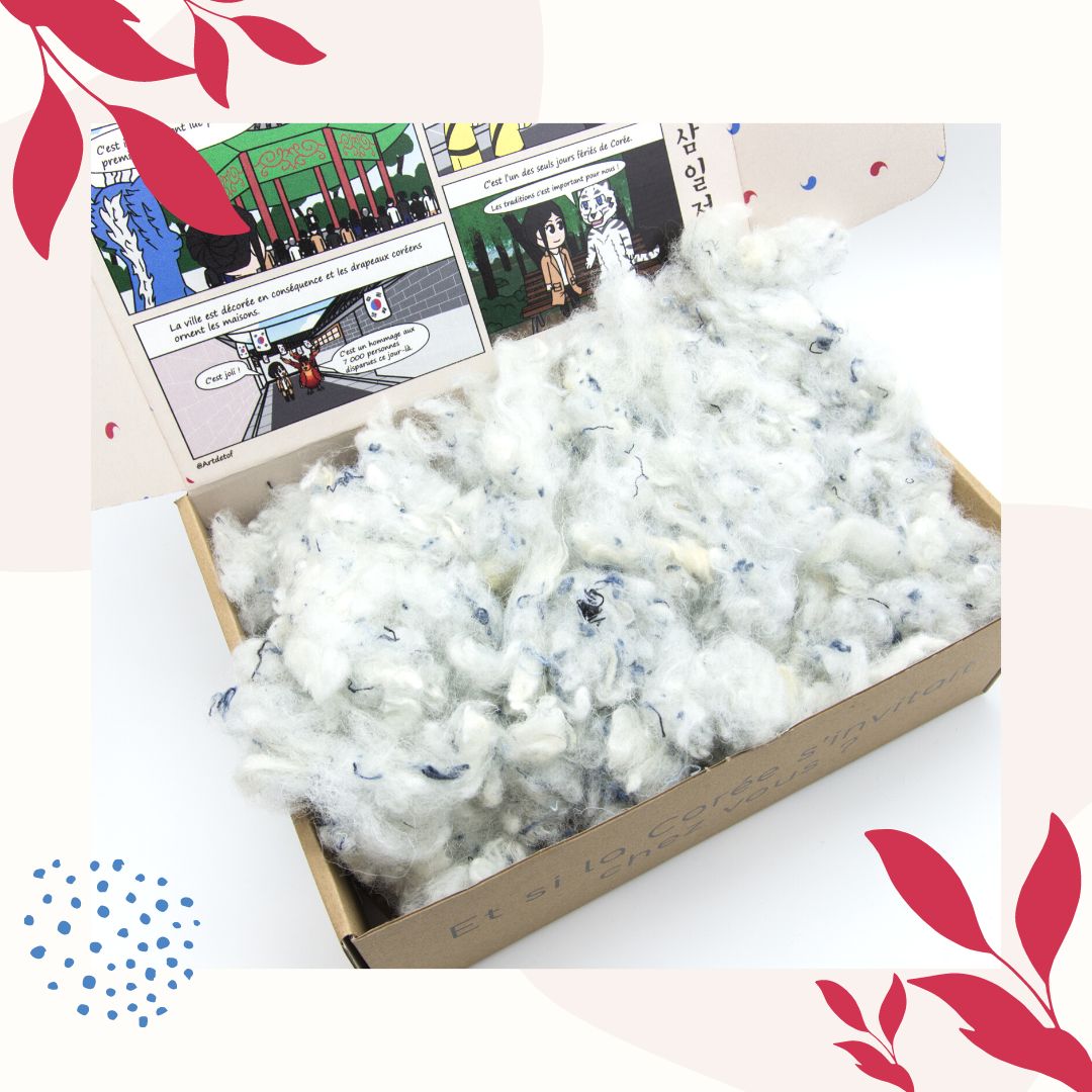 weickmann's tweet photo. 👏 @CaroetMa "Et si la #Corée s’invitait chez toi" pour qui #environnement fait l'objet d'une grande attention. Les produits sont calés avec la ouate de calage 
@BlocboxOfficiel solution #efficiente #ecologique et #recyclable de #calage et de sécurité de  #colis. https://t.co/UbZyXL7z23