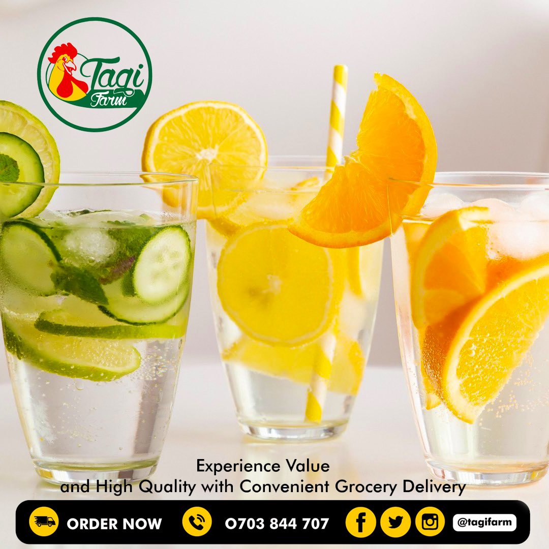 TagiFarm's tweet photo. Most of us don't get to drink enough water throughout the day. So to make water more palatable for you, you can infuse water with fruits like lemon, oranges, cucumber &amp; mint, to add some flavor to it, plus this gives the added benefit of vitamins and minerals. #WorldWaterDay2021 https://t.co/Hwy9VmK6yu
